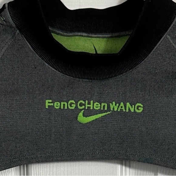 Nike x Feng Chen Wang "Transform Jacket," women's pro long-sleeve knit top, Lg. - Picture 1 of 11